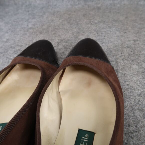 Naturalizer Shoes Womens 7 Loafer Flats Fashion Classic Career Cap Toe Leather - Picture 10 of 16